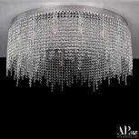 Потолочная люстра хрустальная APL LED Sicilia SH02.73.B.Ni.E14.PK