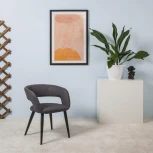 Стул R-Home Hugs Тм.Сер/Черный