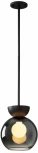 Подвесной светильник iLamp Mono P6079-1 BK+SM (220V, шар)