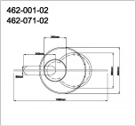 Настенный светильник 462-071-02 Velante (LED, 220V, пульт управления, круглые, кольцо)