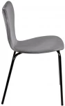 Стул Seven тёмно-серый велюр с чёрными ножками Bradex Home RF 0256