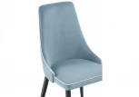 Стул Woodville на металлокаркасе Kora 1 light blue / white / black 15080