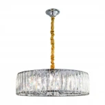 Подвесная люстра Eletto EL321P08 (220V, хрусталь, подвески, на цепи, круглые)