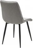 Стул CHIC HE622-20/ HE622-22 светло-серый, ткань/ черный каркас M-City 628M03696