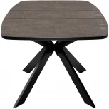 Стол DikLine B140 хромикс бронза, опоры черные