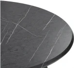 Деревянный стол Notta Абилин 100х76 мрамор черный / черный матовый 507222