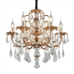 Подвесная люстра Omnilux Grosseto OML-77723-06 (220V, на цепи, подсвечник, свеча)