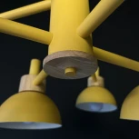 Люстра на штанге Fanta A 8 Lights Yellow ImperiumLoft Fanta_A01 (101568-26) (220V)