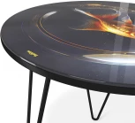 Столик журнальный Sheffilton SHT-CT27 лунная ночь/черный муар от фабрики Sheffilton