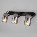 Спот Eurosvet Mars 20122/3 черный/тертый серый