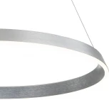 Подвесной светильник 14019/1P Silver Indigo Orta V000091L (регулировка яркости, LED, 220V, пульт управления, на тросе, кольцо)