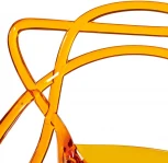 Комплект из 2-х стульев Bradex Home Masters прозрачный оранжевый (FR 0866П)