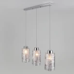 Подвесной светильник Eurosvet 50002 50002/3 хром (220V, на проводе, круглые)