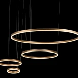 Подвесной светильник Loft IT Ring 10017/4S (LED, 220V, на тросе, кольцо)