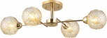 Люстра потолочная на штанге Sally 1173/4P E27*40W Gold