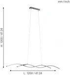 Подвесной светильник Eglo Lasana 2 96104