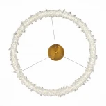 Подвесная люстра ST Luce Lucchero SL6105.203.01 (LED, 220V, хрусталь, пульт управления, на тросе, кольцо)