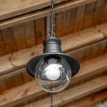 Уличный светильник подвесной Elektrostandard Talli черный GL 3002H (220V, на цепи, IP44)