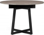 Деревянный стол Woodville Регна черный / бежевый 504218