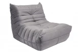 Диван Dreambag Маршмеллоу Серый 1 секция 7313200