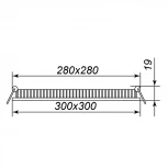 Настенно-потолочный линейный светильник Feron 27945 (220V)