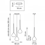 Подвесной светильник Lightstar Forma 808230 (на проводе, шарики)