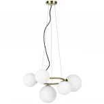 Подвесная люстра Lightstar Globo 815051 (220V, на тросе, шарики, молекулы)