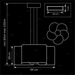 Подвесной светильник Lightstar PITTORE 811152 (220V, на тросе)