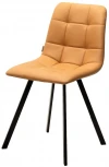 Стул CHILLI-Q SQUARE Oracul 542 Темно-желтый, экокожа PU / черный каркас, M-City 461MC04913