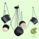 Подвесная люстра Lussole Loft Shirley GRLSP-9919 (220V, на проводе, паук, IP21)