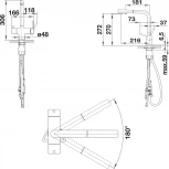 Смеситель Blanco Fontas-S II Silgranit 525204 для кухонной мойки
