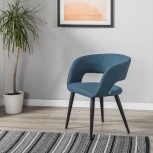 Стул R-Home Hugs синий/черный 410131121h_blueart_черн