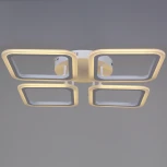 Потолочная люстра светодиодная на штанге с пультом регулировкой яркости и цветовой температуры Reluce 05105-0.3-04 WH (220V)