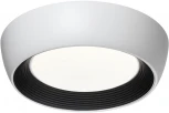 Потолочный светильник круглый Sonex Cronus 7715/54L металл/акрил/белый/черный LED 54Вт 3000-6500К D500 IP20 пульт ДУ (220V, круглые)