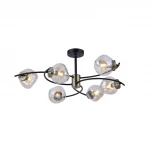 Потолочная люстра на штанге Omnilux Moncalvo OML-95307-06 (220V, шарики)