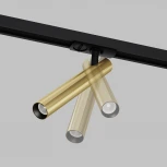 Трековый светильник однофазный Maytoni Focus T TR141-1-6W4K-M-BS (LED, 220V, круглые)