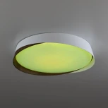 Потолочный светильник RGB круглый Citilux Bonny CL754350G Белый+Венге LED с пультом (220V, круглые)