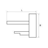 Заглушка Lightstar Barra 502169