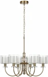 Подвесная люстра Odeon Light Saga 5088/6 античная бронза/стекло E14 6*40W (220V, на цепи)