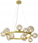 Люстра подвесная LSP-8751 (220V, на тросе, шарики, молекулы, IP21)