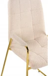 Стул Woodville на металлокаркасе Lana cream / gold 15546