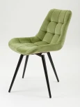 Стул MyFar Феникс поворотный травяной велюр MF1039-1