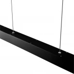 Подвесной линейный светодиодный светильник Lightera Canzas LE109L-120B Wi-Fi (Умный дом, Алиса, Маруся, голосое управление) (220V, на тросе)