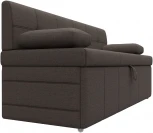 Диван кухонный прямой Лео (Коричневый/Рогожка) Лига Диванов арт.123760