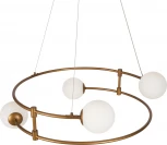 Подвесная люстра Maytoni Balance MOD317PL-04G (220V, на тросе, шарики)