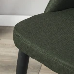 Стул R-Home Lars тёмно-зелёный/черный