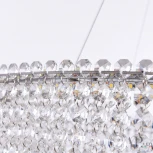 Подвесная люстра светодиодная APL LED Sicilia SH02.73.2D.A.Ni.4000 (220V, хрусталь, на тросе)