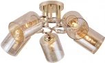 Потолочная люстра на штанге Escada Neulia 1118/5PL E27*40W Gold