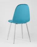 Стул Stool Group Валенсия велюр темно-бирюзовый хромированные ножки УТ000004242