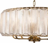 Люстра подвесная Piroet V000052 (12011/8P Brass) (220V, на цепи, круглые)